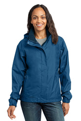 Eddie Bauer® Women's Rain Jacket - Deep Sea Blue/ Dark Adriatic - XS
